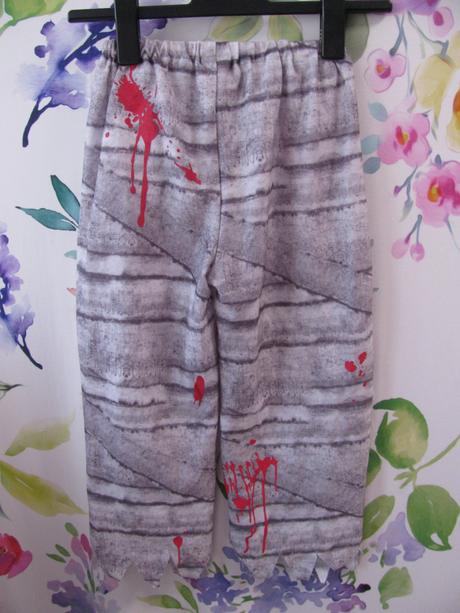 Karnevalový kostým-kalhoty zombie halloween,