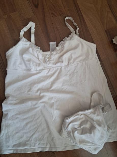 Těhotenské tričko a podprsenka, h&m,m