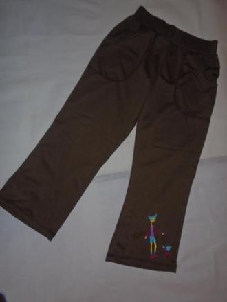 Tepláky délka 74cm vel 128 holčička, 128