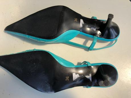 Tyrkysove bata boty spicate vel.36, baťa,36