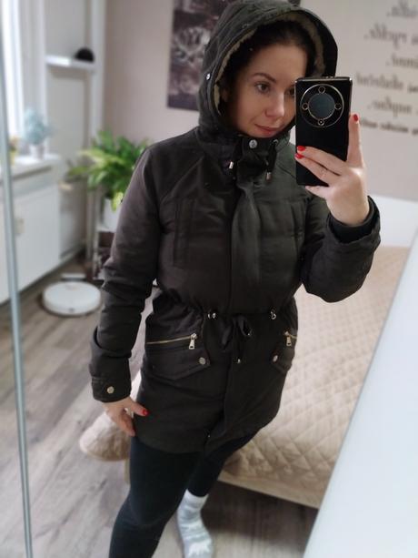 Dámský zimní kabát m/38, pimkie,m