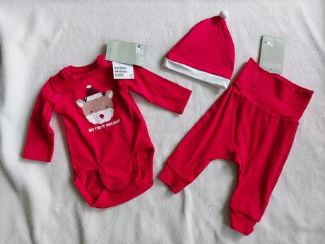 Vánoční 3-dílný set vel.56, 56 / 62