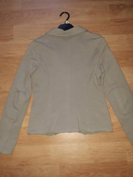 Béžové mikinové sako me&me, s