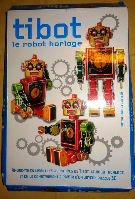 Robot tibot skladací model,