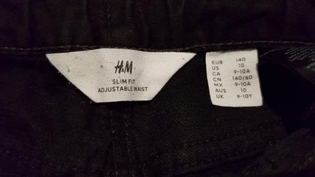 Manžestráky černé, 140, l.o.g.g.,140