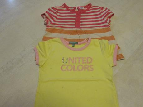 Romantická tunička - tílko - nenošená - 2 ks, h&m,86