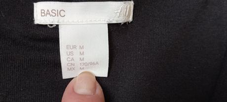 Černé šaty zn."h&m basic" vel."m", h&m,m