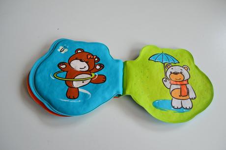 Měkká knížka do vany,