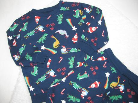 Tmavě modrá bavlněná tepláková souprava s obrázky, matalan,98