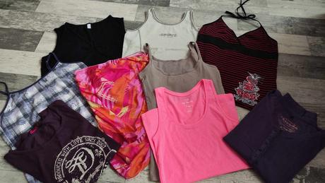 Tílka set dámský 9ks vel.s-m, f&f,s