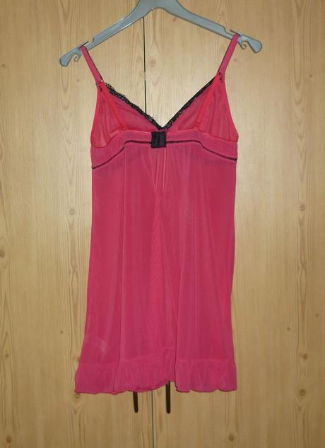 Malinová dámská noční košilka jolinesse, m