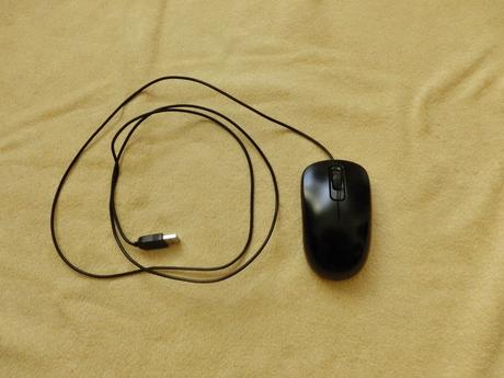 Černá pc myš drátová usb genius dx110, genius