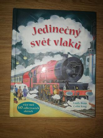 Jedinečný svět vlaků, kniha s okénky, 