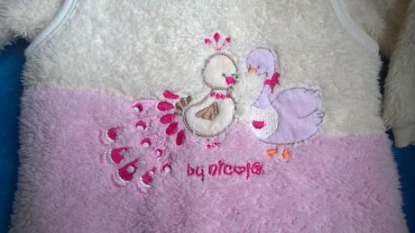 Set - chlupaté dupačky a mikina, 62