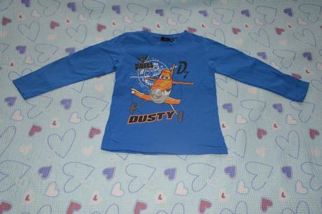 116 122 disney letadla triko dlouhý rukáv, disney,122