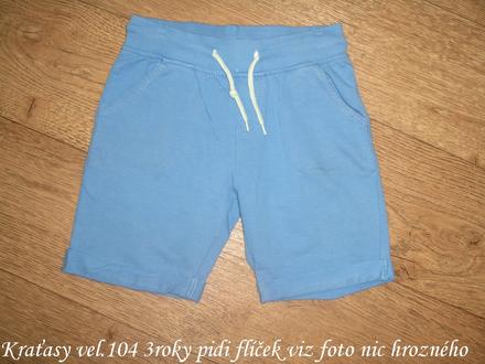 Kraťasy vel.104, 104