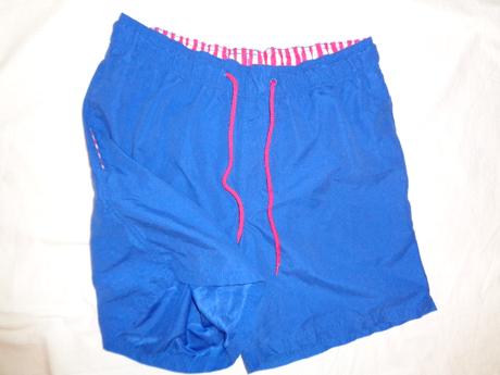 Krásné modročervené kraťasy alias plavky, crivit,38 / m