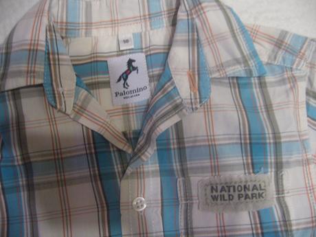 Kostkovaná košile, palomino,98