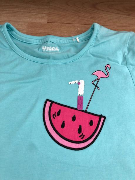 Yigga dlouhé tricko třeba na plaz tyrkysová 146/15, yigga,146