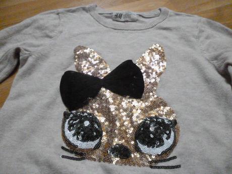 Svetr kočička vel. 2-4 h-m, h&m,98