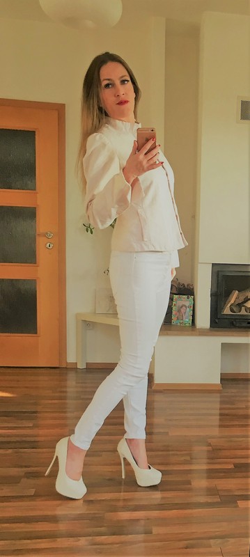 Růžové růžové sako na háčky, vel m/l, hm, h&m,l