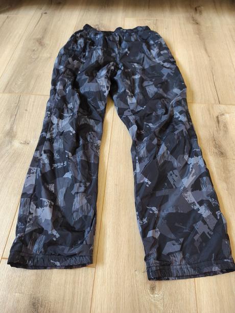 Zateplené šusťákové kalhoty, lewro,140