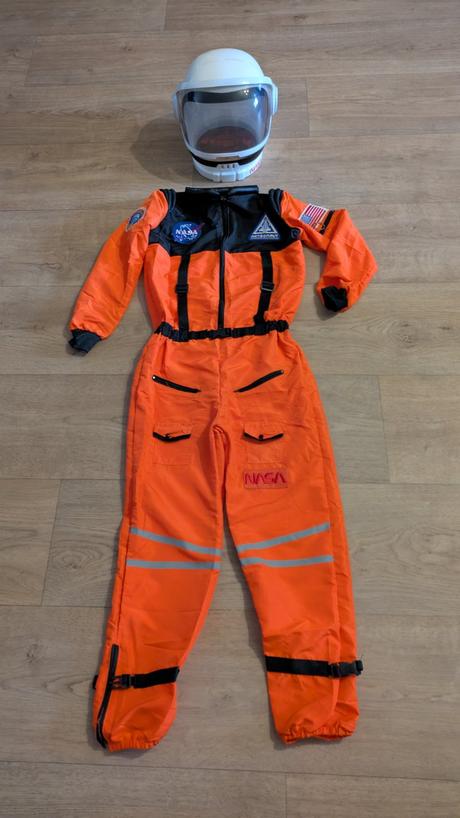 Ka378 karnevalový kostým kosmonaut na 10 - 12 let, 