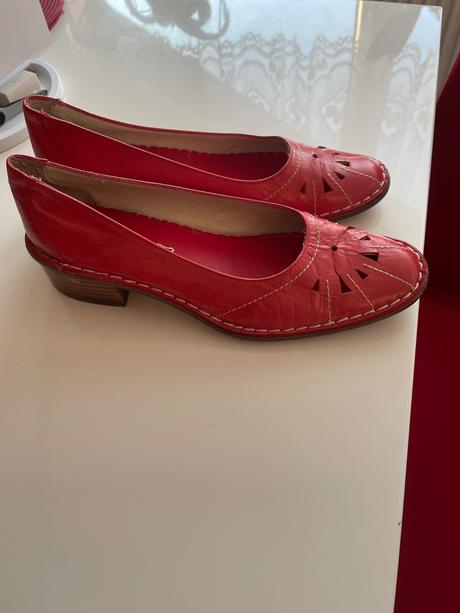 Baleriny kožené baťa vel 37/38, baťa,38