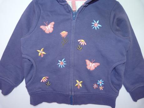 Zateplená mikina vel. 92, nutmeg,92