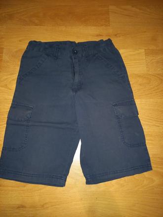 Tmavomodré šortky, f&f,140