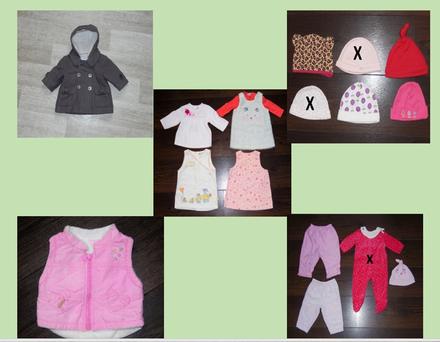 Balíček holka, 19ks - vel.0-6m, 50–62