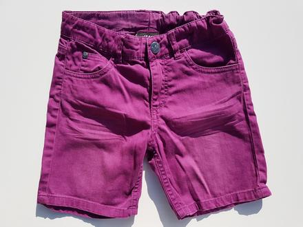 G261 dívčí riflové kraťasy vel. 110-116, h&m,110