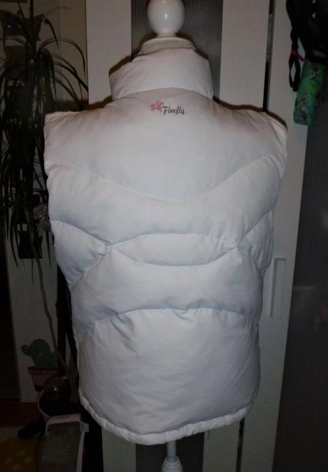 Sněhobílá-péřová vesta - vel.l, firefly,l