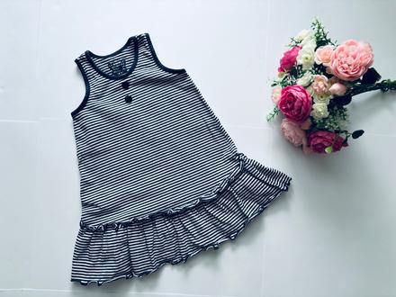 Šatičky modro bílé - v.9/12 měs, 80