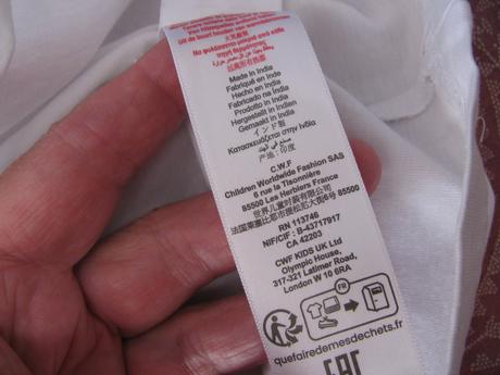 Bílé bavlněné dětské tričko karl lagerfeld, 146