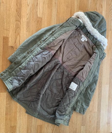 Kabát & vyteplený bundokát h&m vel. 152, h&m,152