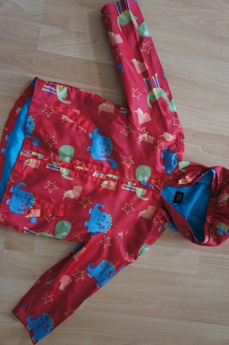 Jarní šusťáková bunda s dinosaury, vel. 104-110, 104