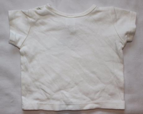 Ad55. béžové tričko s tlapkami pro nejmenší, 56