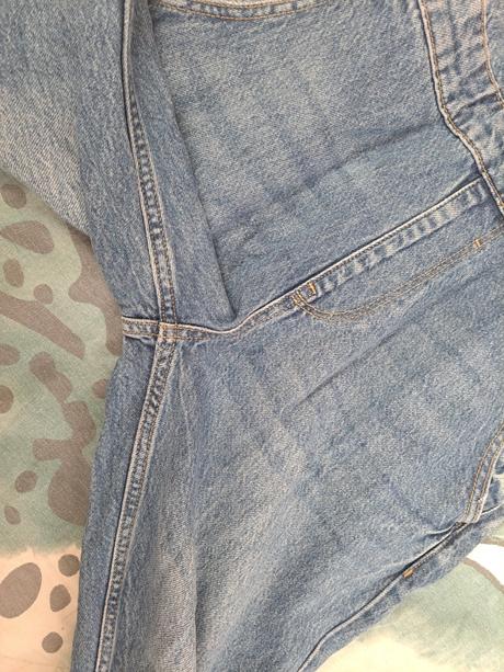 Džíny s laclem, c&a,36