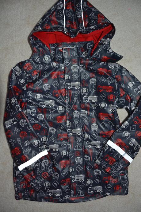 Pogumovaná bunda do deště s autíčky, topolino,122