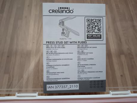 Nová sada druků s kleštěmi crelando,