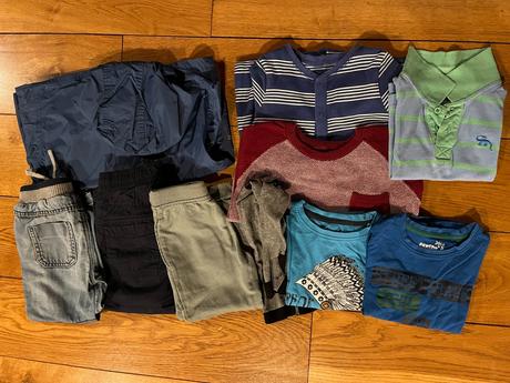 Set oblečení pro kluky - 10 ks, vel. 2-4 roky, 86–98