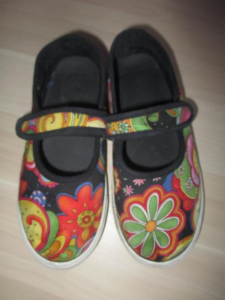 Látkové balerínky, miss fiori,28