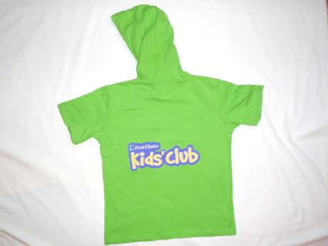 Krásné bavlněné tričko - svítivě zelené, 122