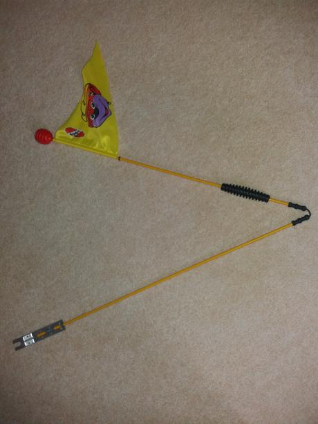 Tyč s praporkem na tříkolku/koloběžku puky, puky