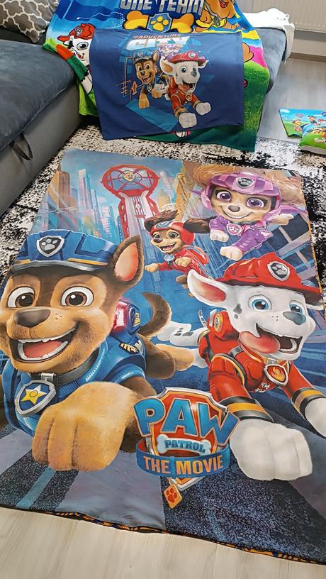 Povlečení, deka, polštářky tlapková patrola, šířka (cm): 135,délka (cm): 200