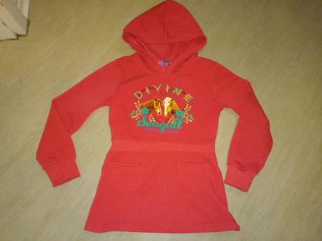 Červené triko a mikina 116/122, 116