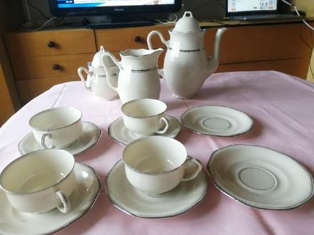 Retro porcelánový set, 