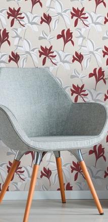 Vliesová tapeta s květy, 