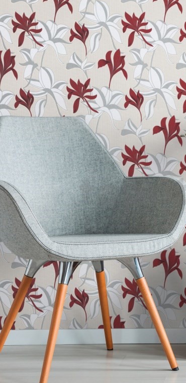 Vliesová tapeta s květy,